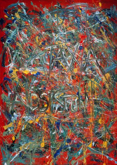 Derek Jarman. Ataxia - Aids is Fun. 1993.jpg